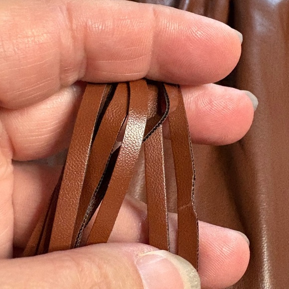 GUC MOTHER- The Curbside Lounger Ankle Pant in Friar Brown. Size XS - Picture 10 of 11